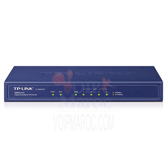 Routeur Gigabit VPN/ Ipsec(20)/ PPTP(16)/ SPI Firewall/ Filtrage IP TL-R600VPN